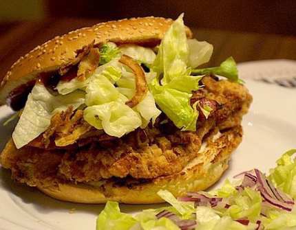Csirkemell - Csirke-burger